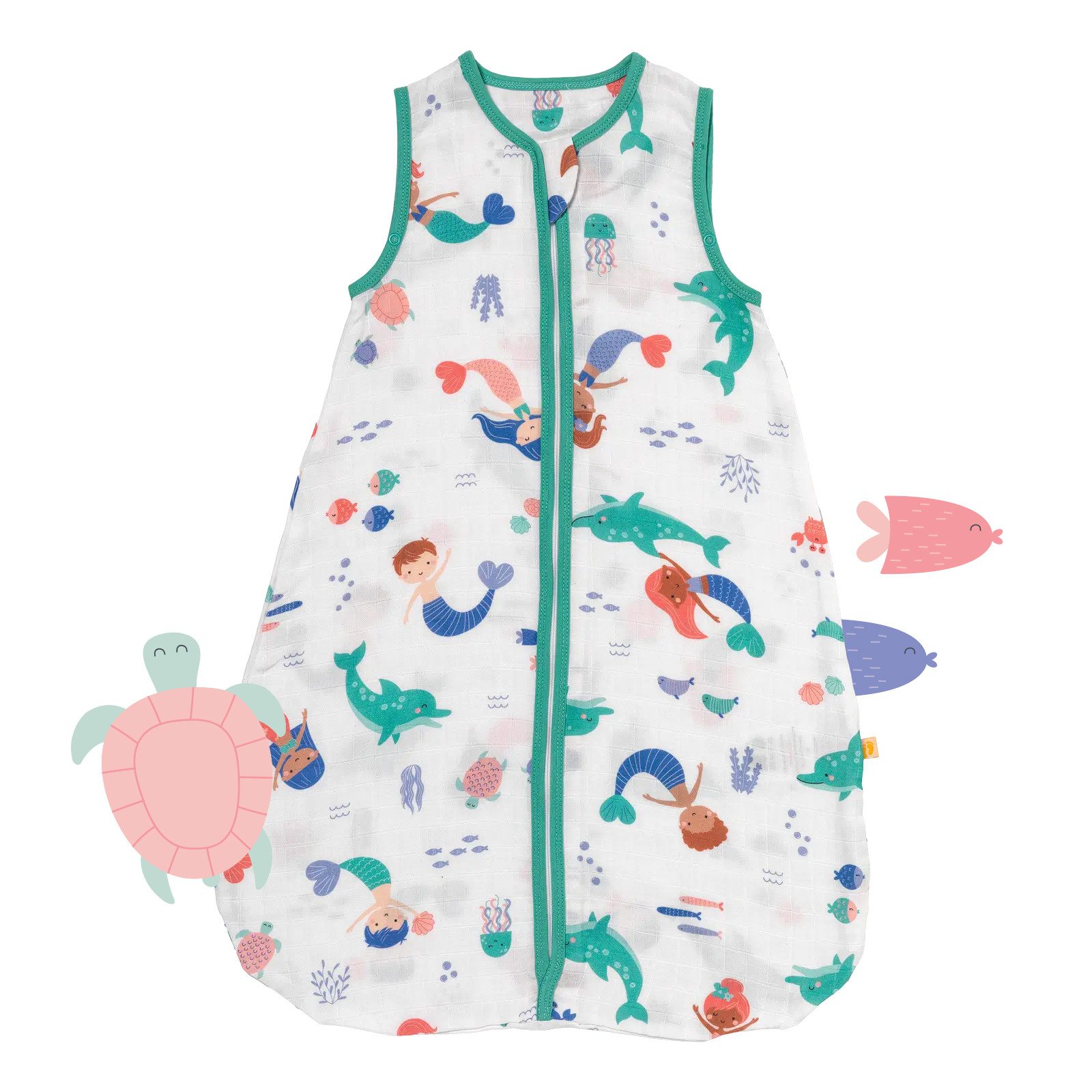 Schlummersack Kinderschlafsack Musselin Babyschlafsack, 0.5 Tog günstig online kaufen