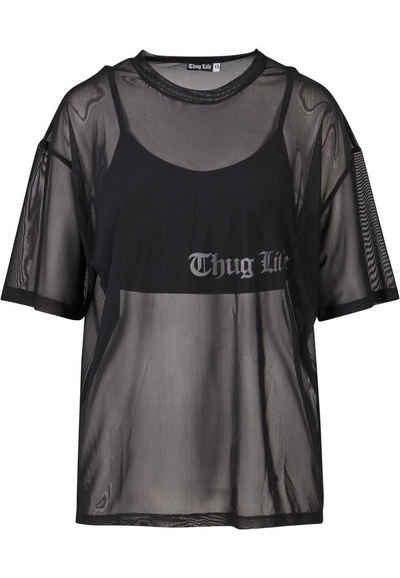 Thug Life T-Shirt Thug Life Damen Thug Life Tshirt WaitaMinute (1-tlg)