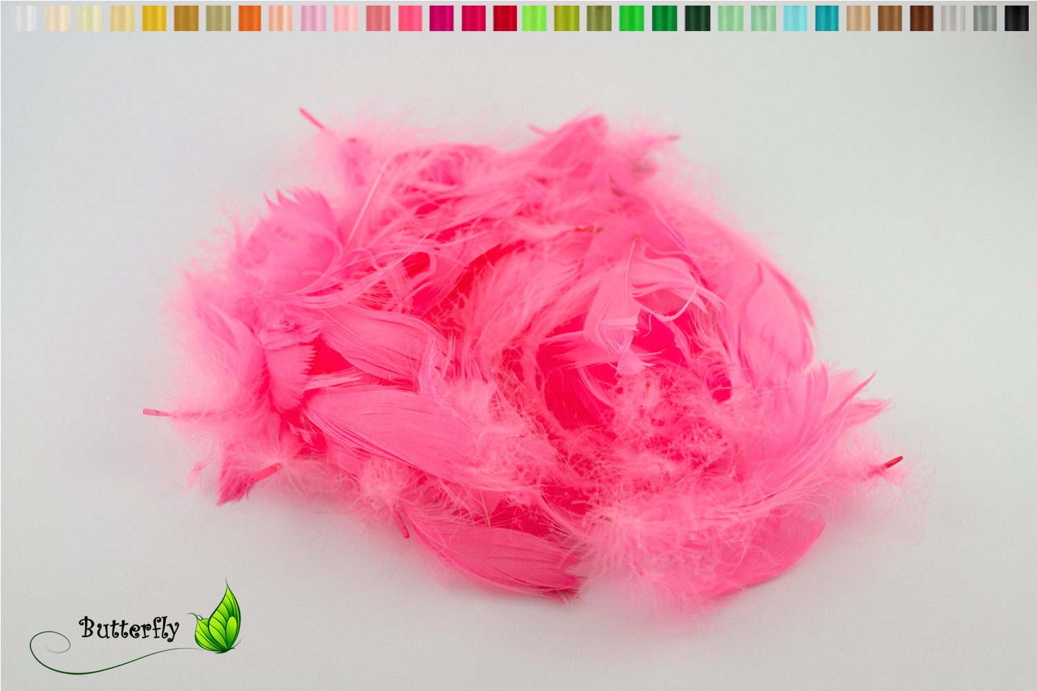 Creativery Bastelnaturmaterial, 5g Gänsefedern ca. 7-12cm