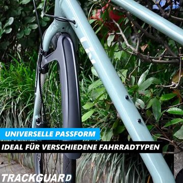 MAVURA Schutzblech TRACKGUARD Fahrrad Schutzbleche Mudguard Hinten & Vorne, Radschutz Spritzschutz Schwarz Universal Kotflügel Set