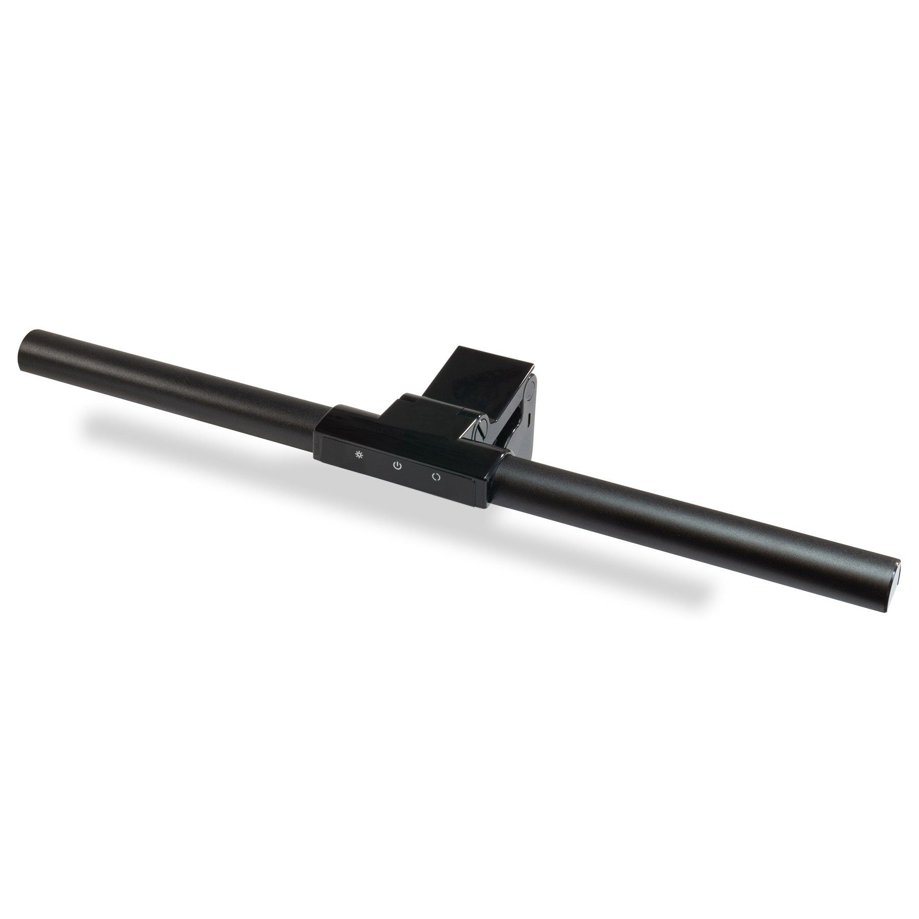 FeinTech LED Schreibtischlampe LTL00700 Monitor-Lampe, LED fest integriert, Tageslichtweiß, Warmweiß, Kaltweiß, zum Aufklemmen auf Monitor