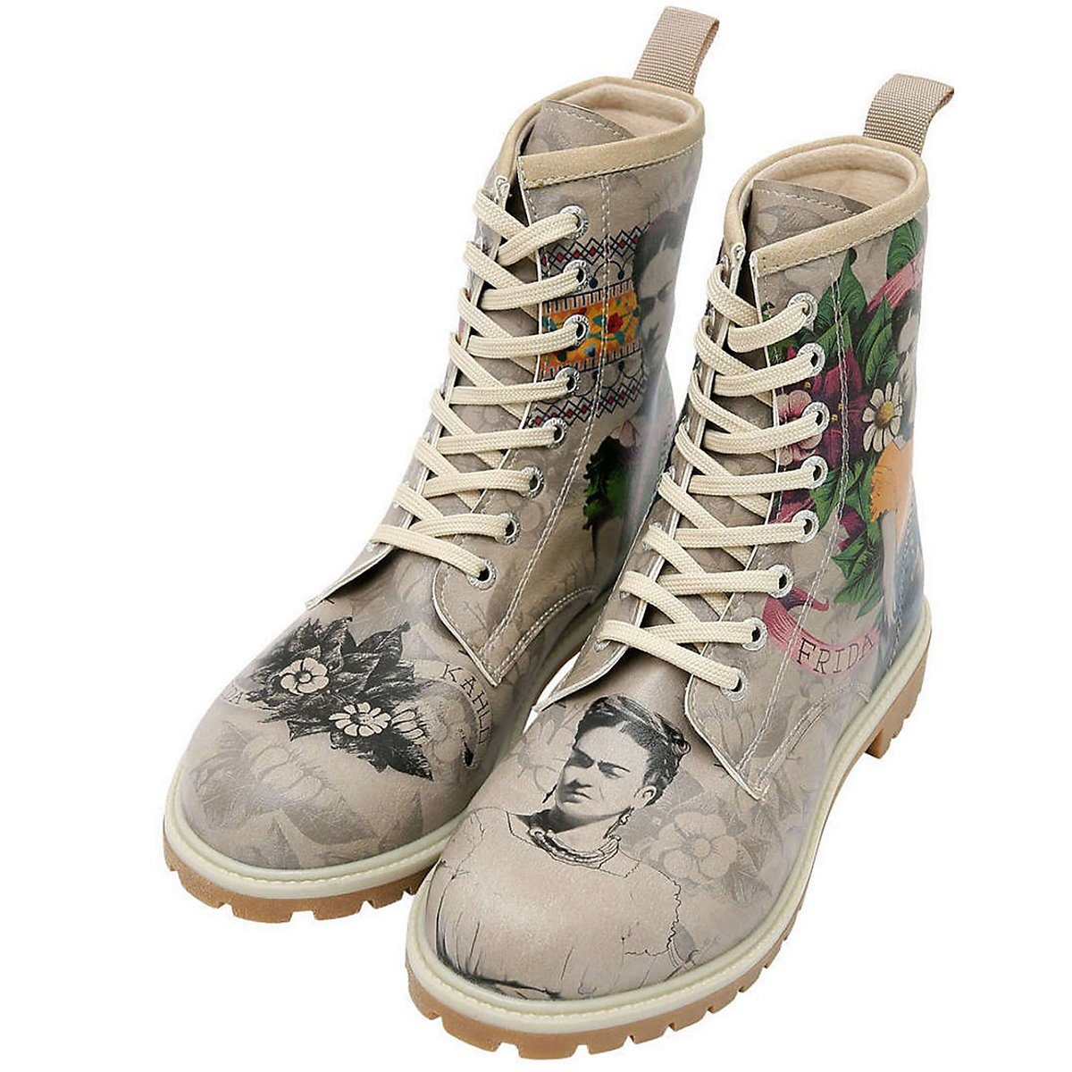 Dogo Shoes »Dogo Boots -a Flower From The Past Schnürstiefel« Schnürstiefel  online kaufen | OTTO