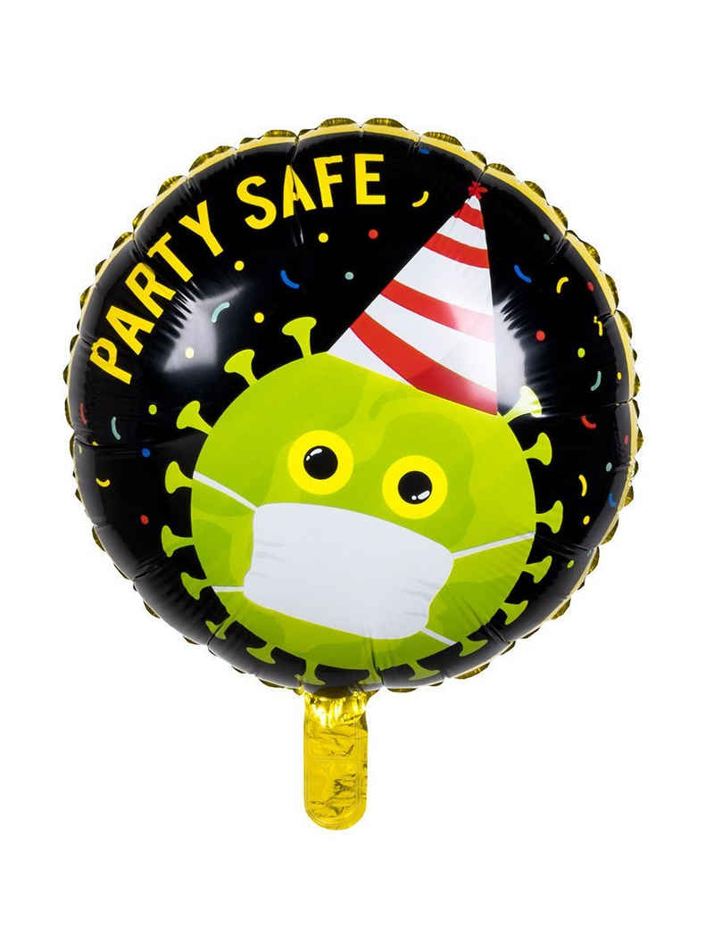 Boland Folienballon Party Safe Folienballon, Ballon zur Befüllung mit Gas - für den Safety Dance auf der Coronapa