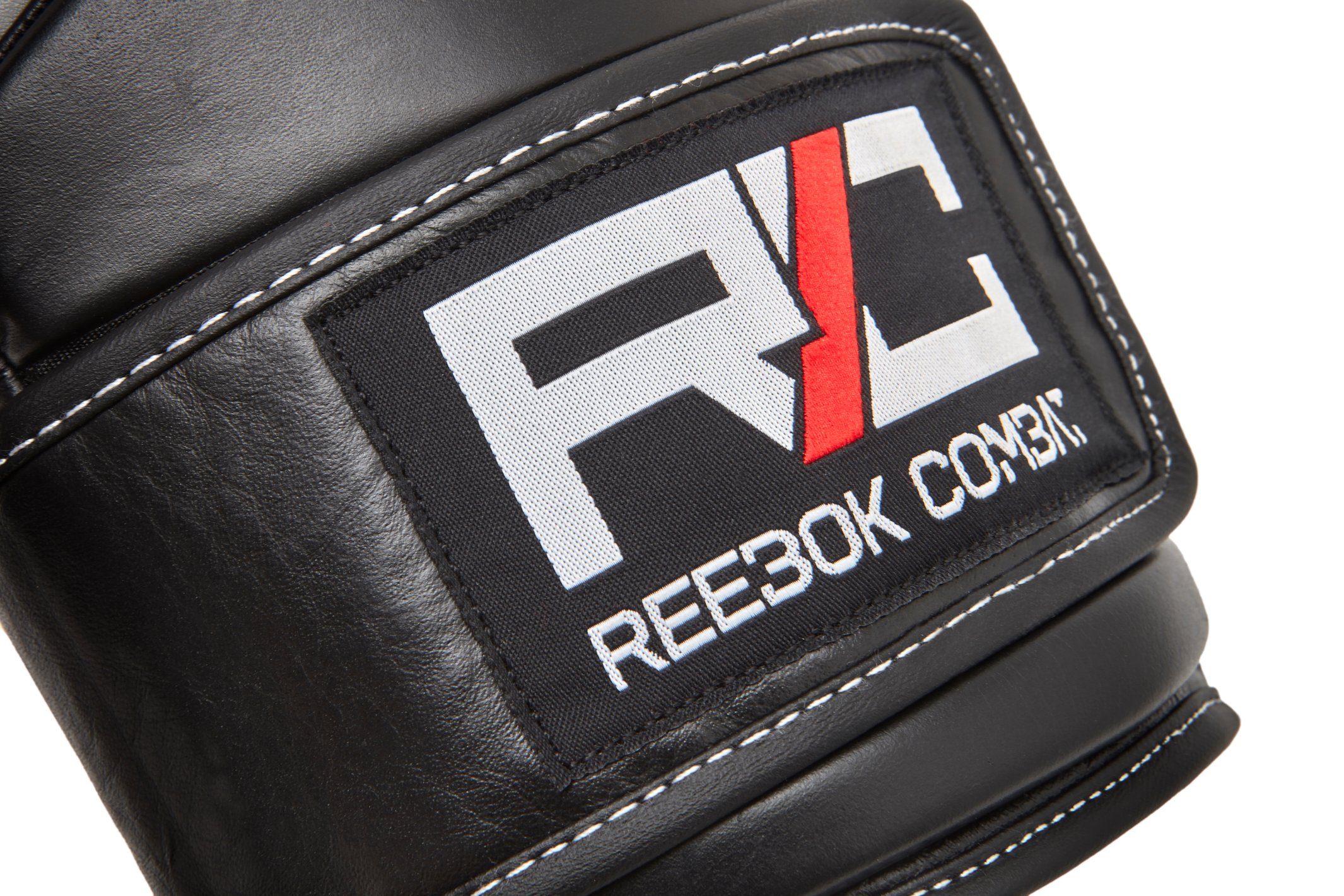 Reebok Boxhandschuhe Combat Leder-Boxhandschuhe Weiß/Schwarz günstig online kaufen