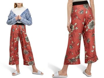 MONCLER Loungehose MONCLER Floral Print Tailored Silk Pants Trousers Seide Casual Hose Bo