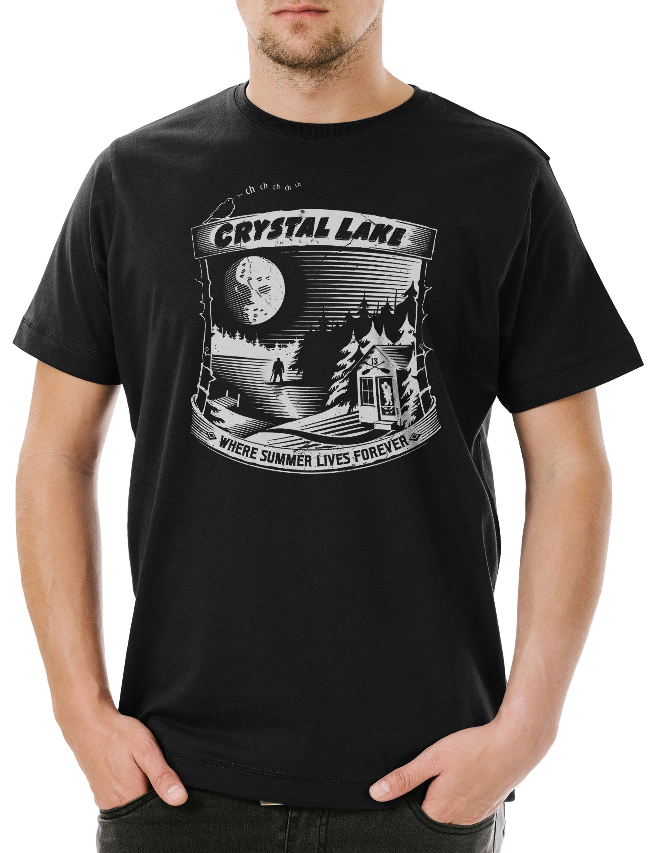 Print-Shirt Where Summer Lives Forever Herren T-Shirt Freitag Friday Jason Camp 13