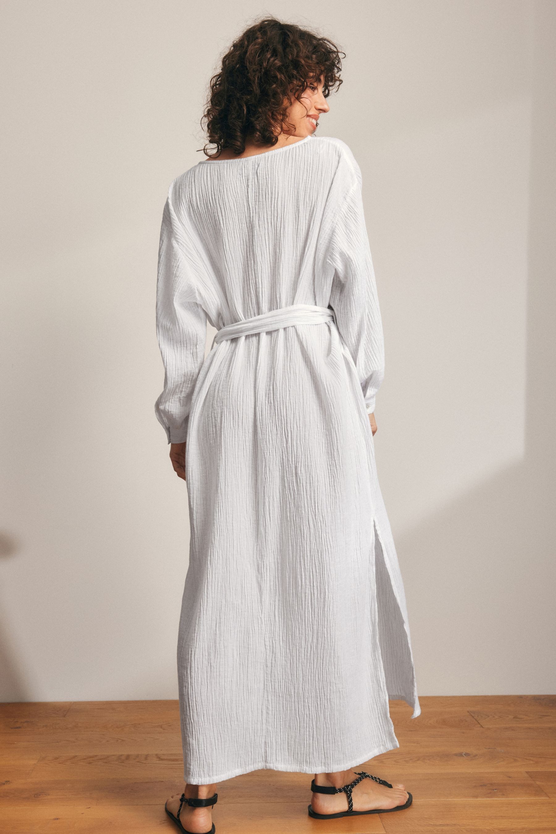 Next Strandkleid Cover-up in strukturierter Knitteroptik günstig online kaufen