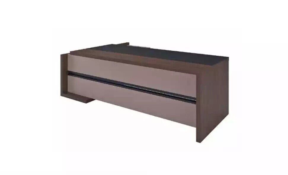 JVmoebel Schreibtisch Luxus Schreibtisch Holz Tische Büro Tisch Braun Einrichtung Designer (1-St., 1x nur Schreibtisch), Made in Europa