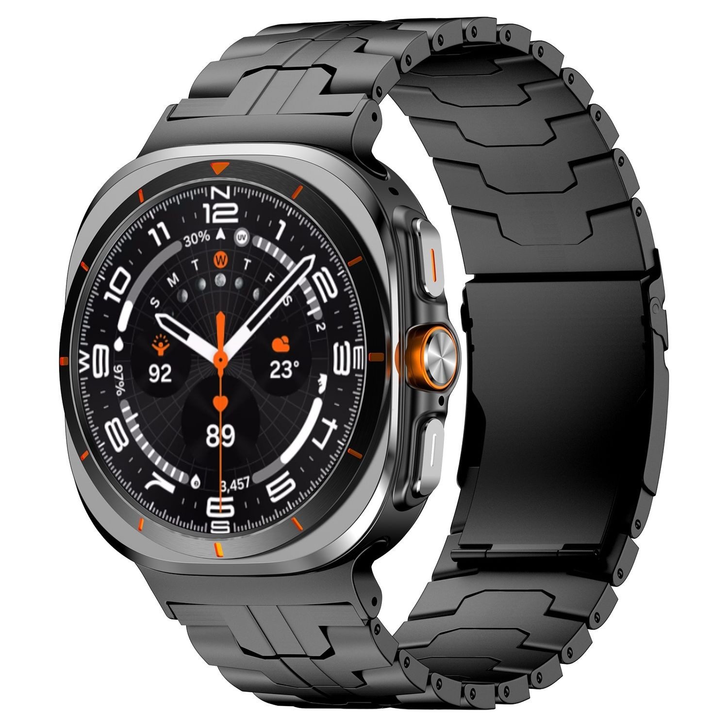 Wigento Smartwatch-Armband Für Samsung Galaxy Watch Ultra 47mm Three Bead M günstig online kaufen