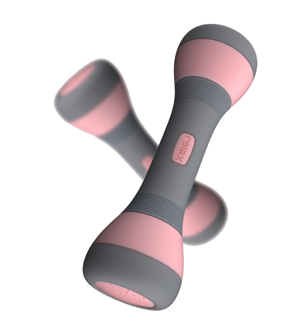 MIIGA Hantel MIIGA Hantel-Set für Gymnastik Aerobic verstellbarem Gewicht 1-2 kg, (2er Hantel-Set, 2 x Kurzhantel), variable Trainingsgewichte Schaumstoff-Gewichtsstabilisatoren-Ringe