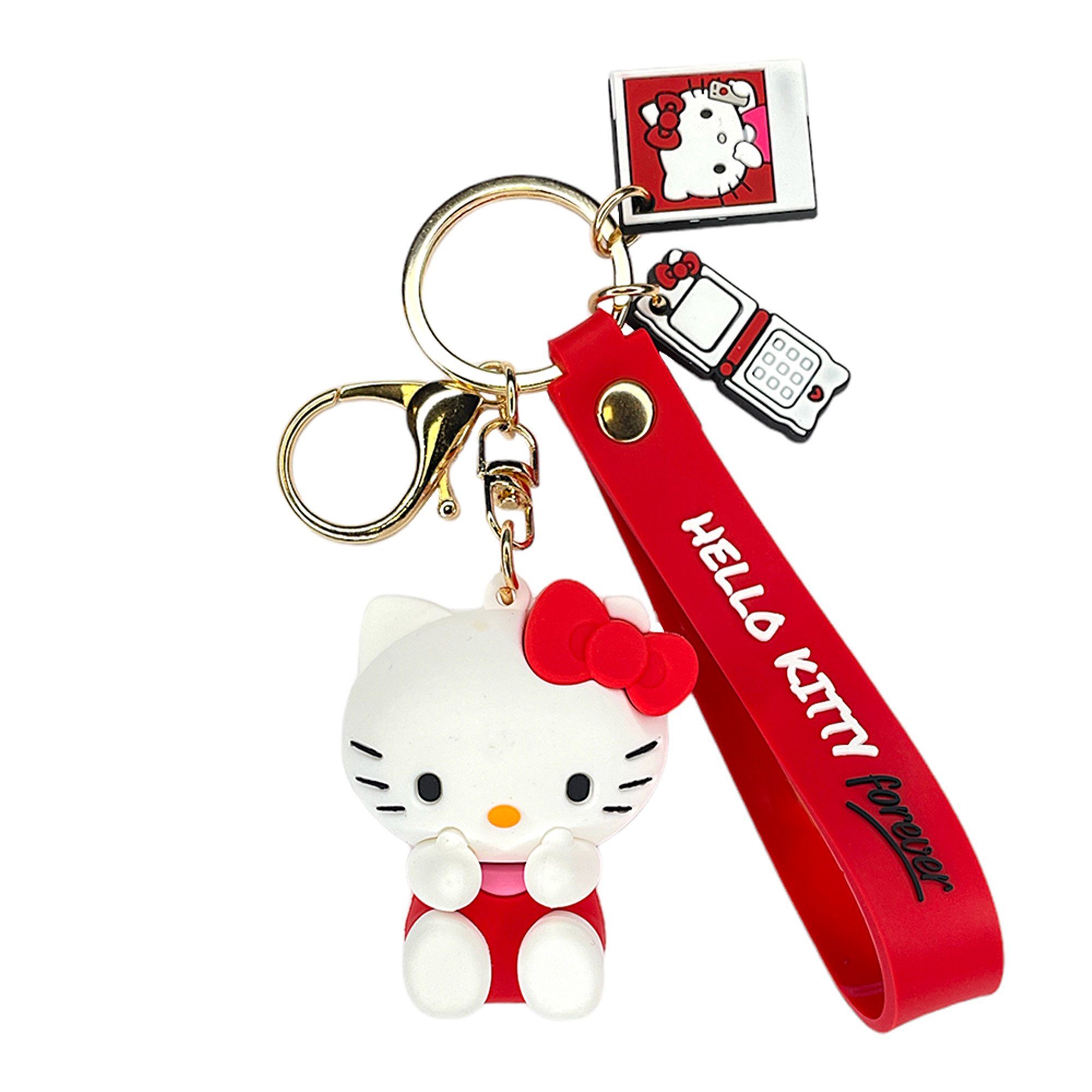 Take Care Schlüsselanhänger Hello Kitty Sanrio rot - Hello Kitty