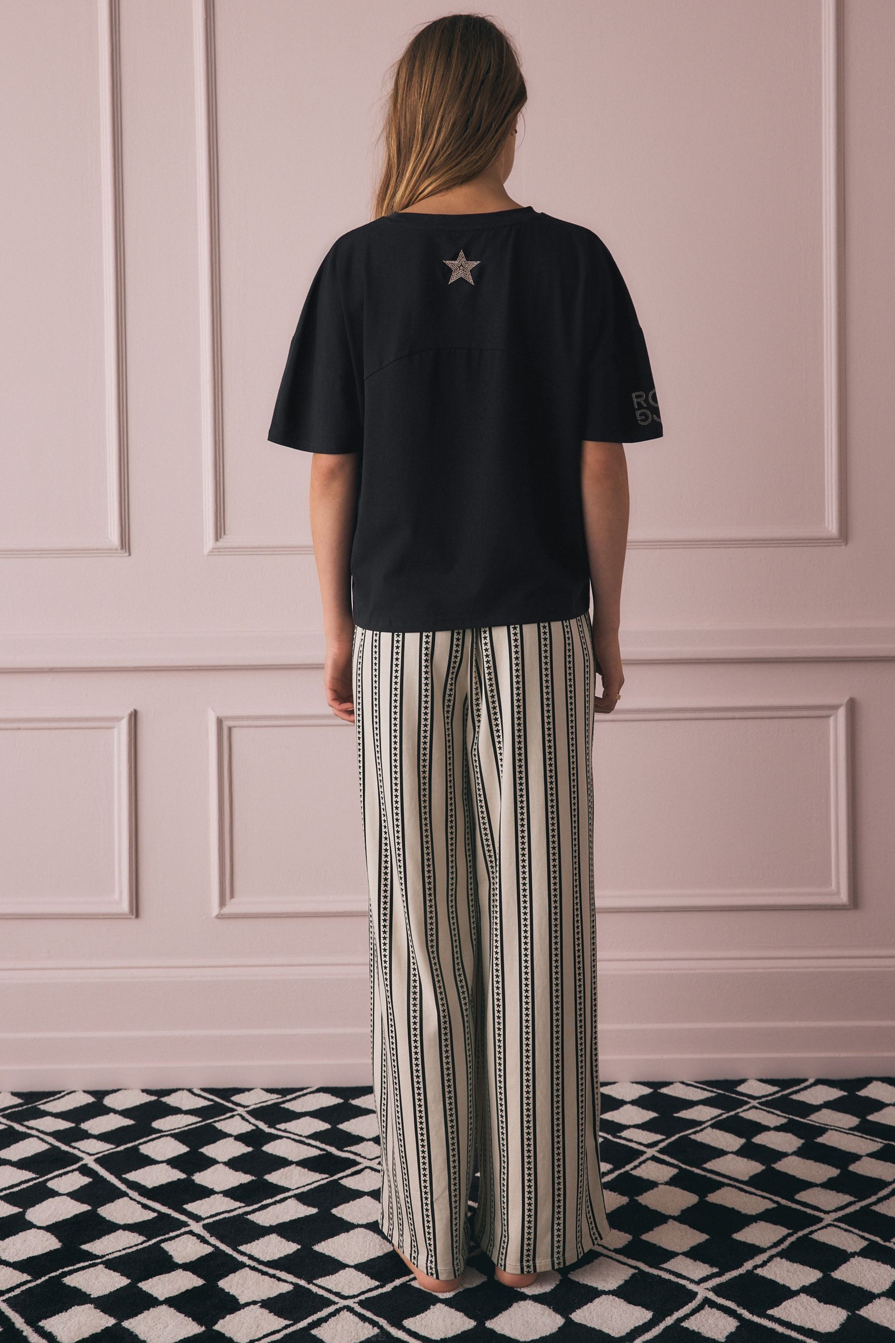 Rockett St George Pyjama Rockett St George Schlafanzug mit Stickerei (2 tlg günstig online kaufen