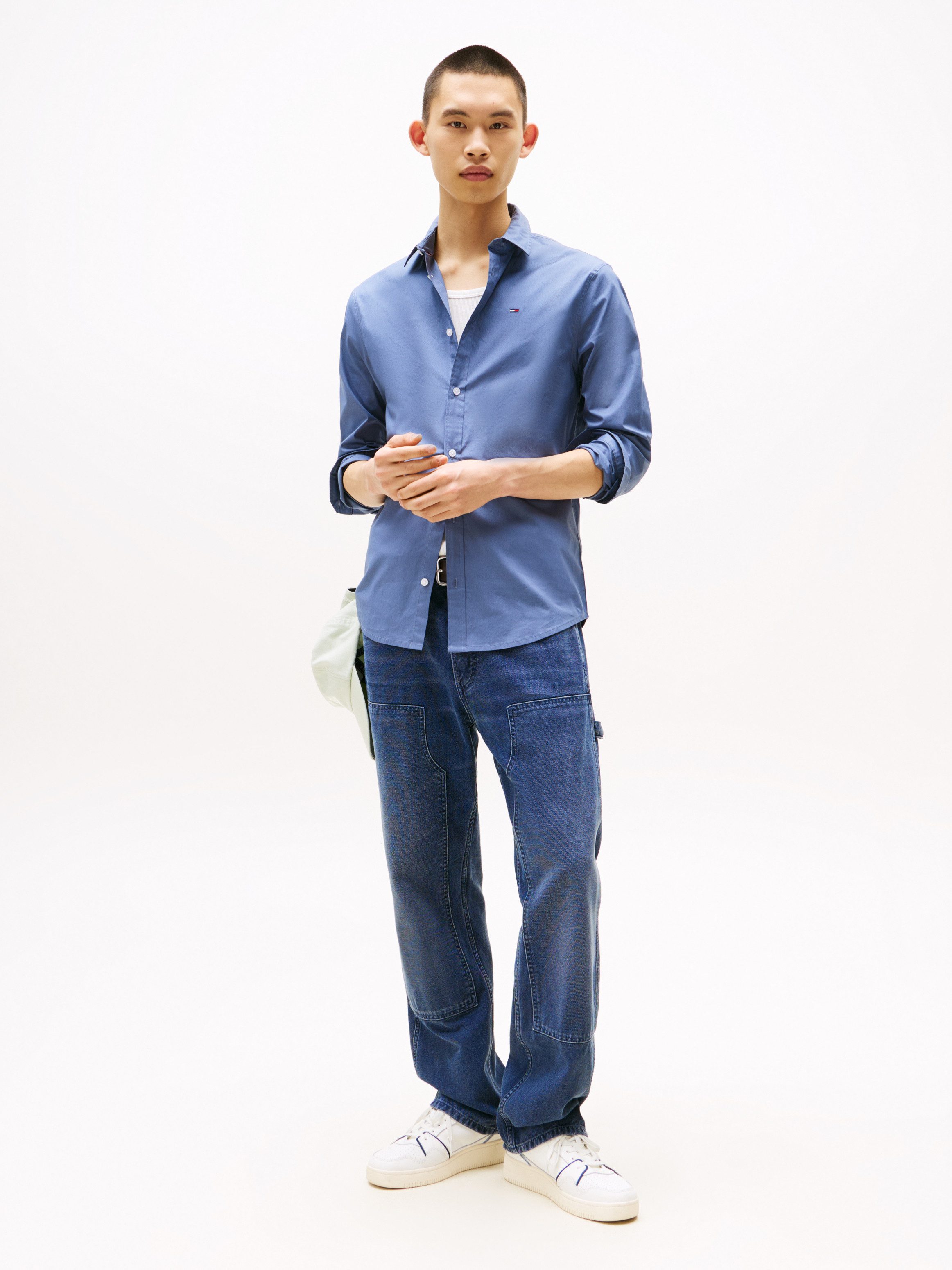 Tommy Jeans Langarmhemd Sabim Stretch Hemd Shirt Stretch Hemd, Premium, Sli günstig online kaufen