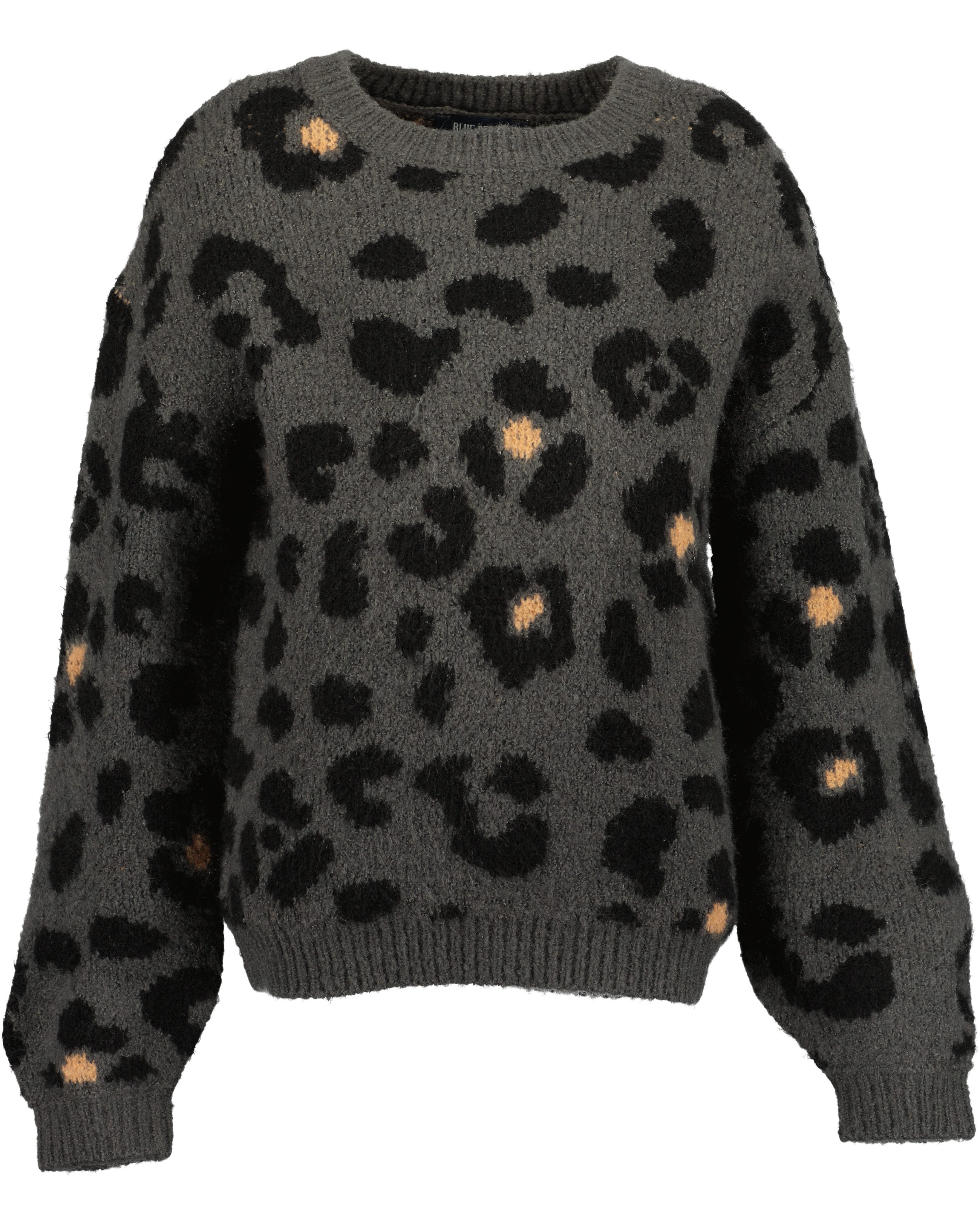 Blue Seven Strickpullover Materialmix, Animal-Jacquardmuster