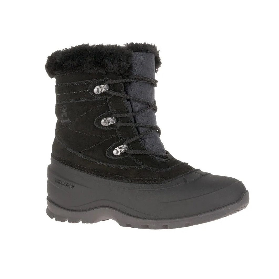 Kamik Snovalley 5 (Wildleder, wasserdicht) schwarz Damen Winterstiefel günstig online kaufen