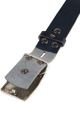 RETTUNGSRING by showroom 019° Ledergürtel mit austauschbarer Schließe »Felswand Silber«