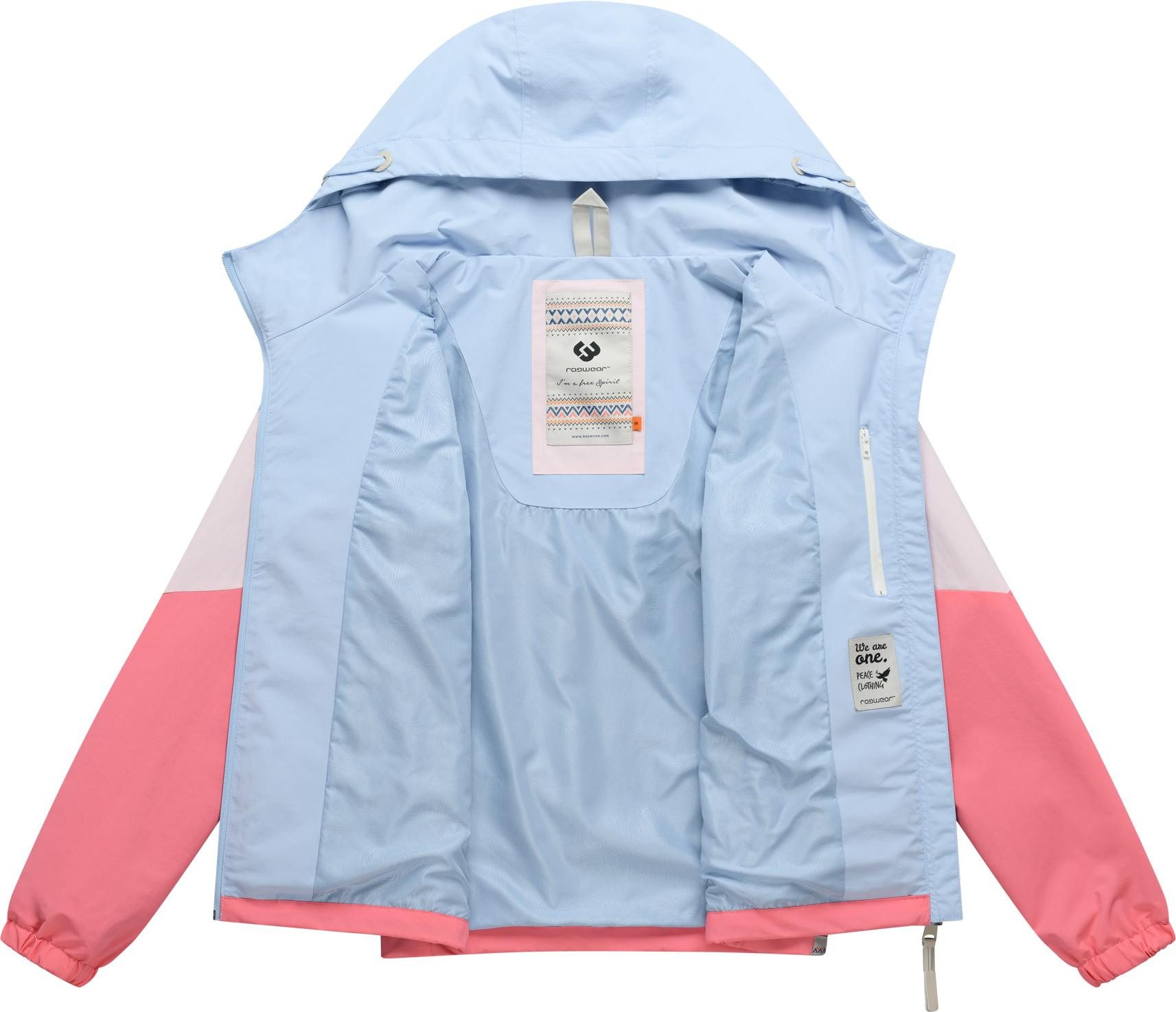Ragwear Funktionsjacke Rochele wasserdichte Damen Übergangsjacke mit großer Kapuze – Bild 4 von 5