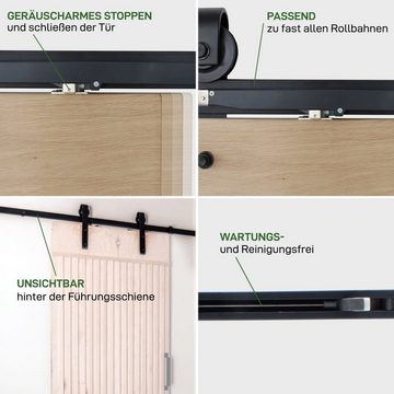 Natural Goods Berlin Schiebetür Softclose (2-St), Einzugsdämpfer für Schiebetüren, automatisches Stoppsystem