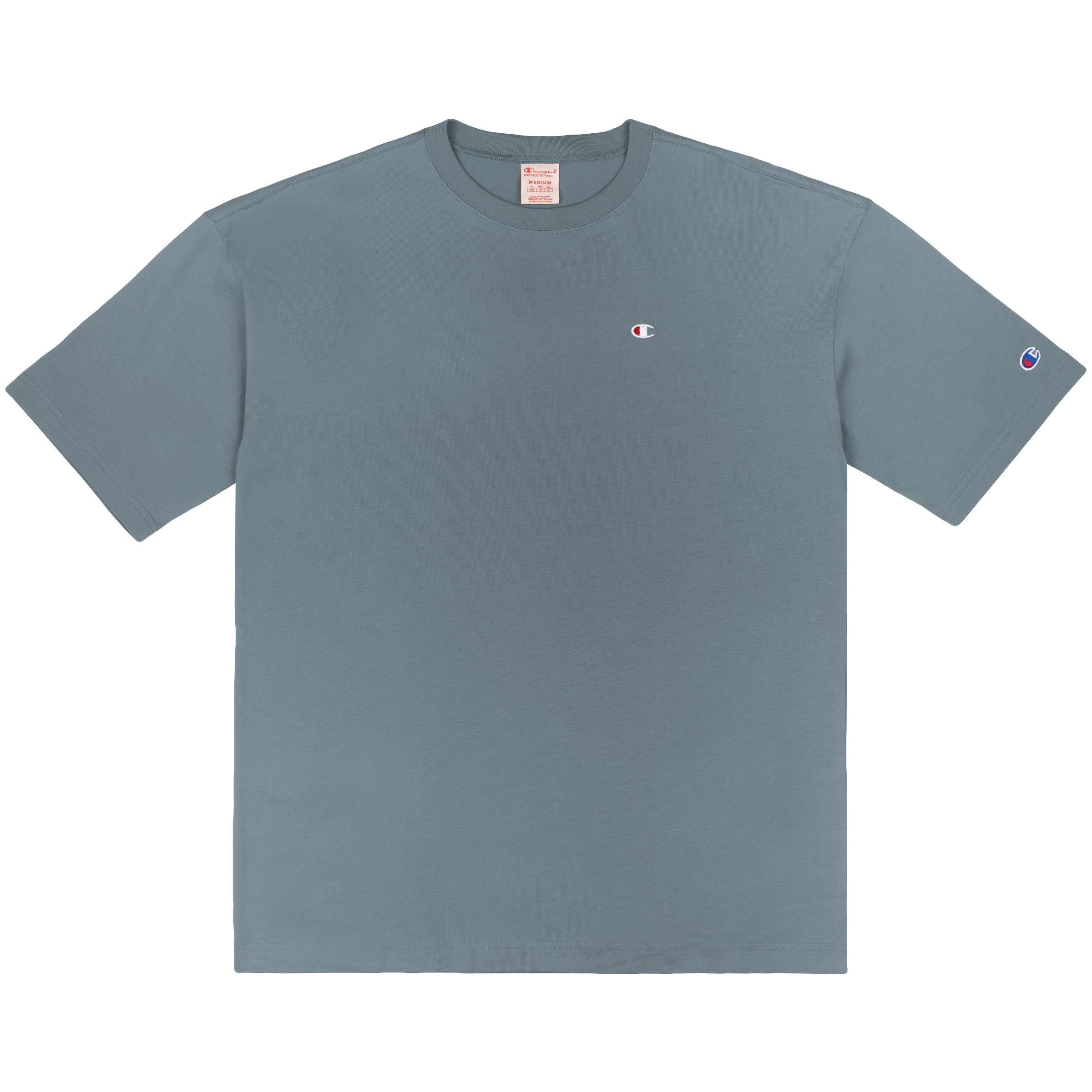 Champion T-Shirt Champion Herren T-Shirt Reverse Weave Crewneck 216548 Adult trp (blau)