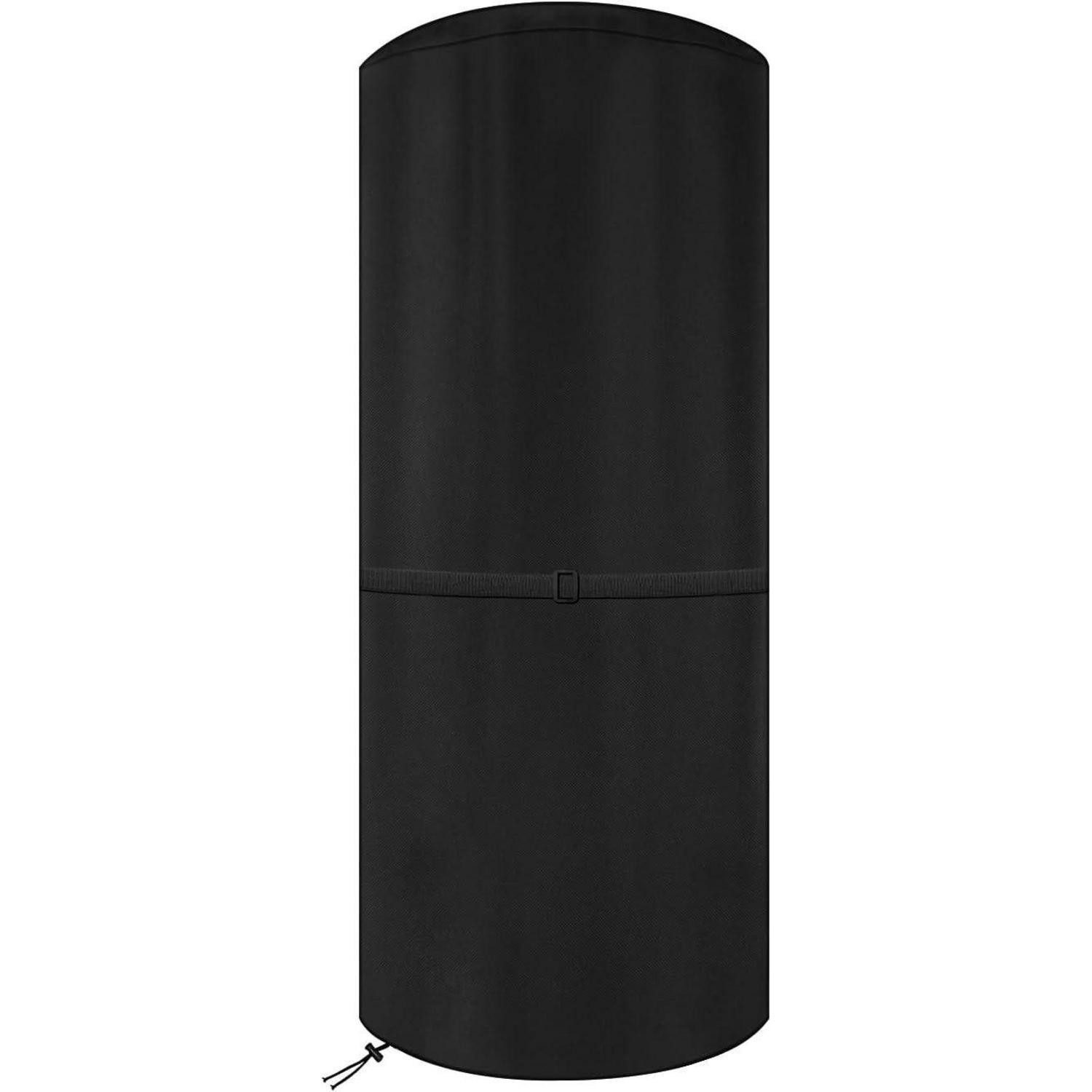 LuxusKollektion Heizstrahler-Schutzhülle Wetterschutzhülle für Terrassenheizer 600D Oxford Gewebe Schwarz
