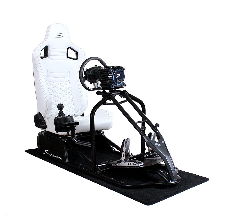 Simulator Cockpit Pro Sim Racing Cockpit Racing Wheel Stand SCHWARZ Gaming-Controller