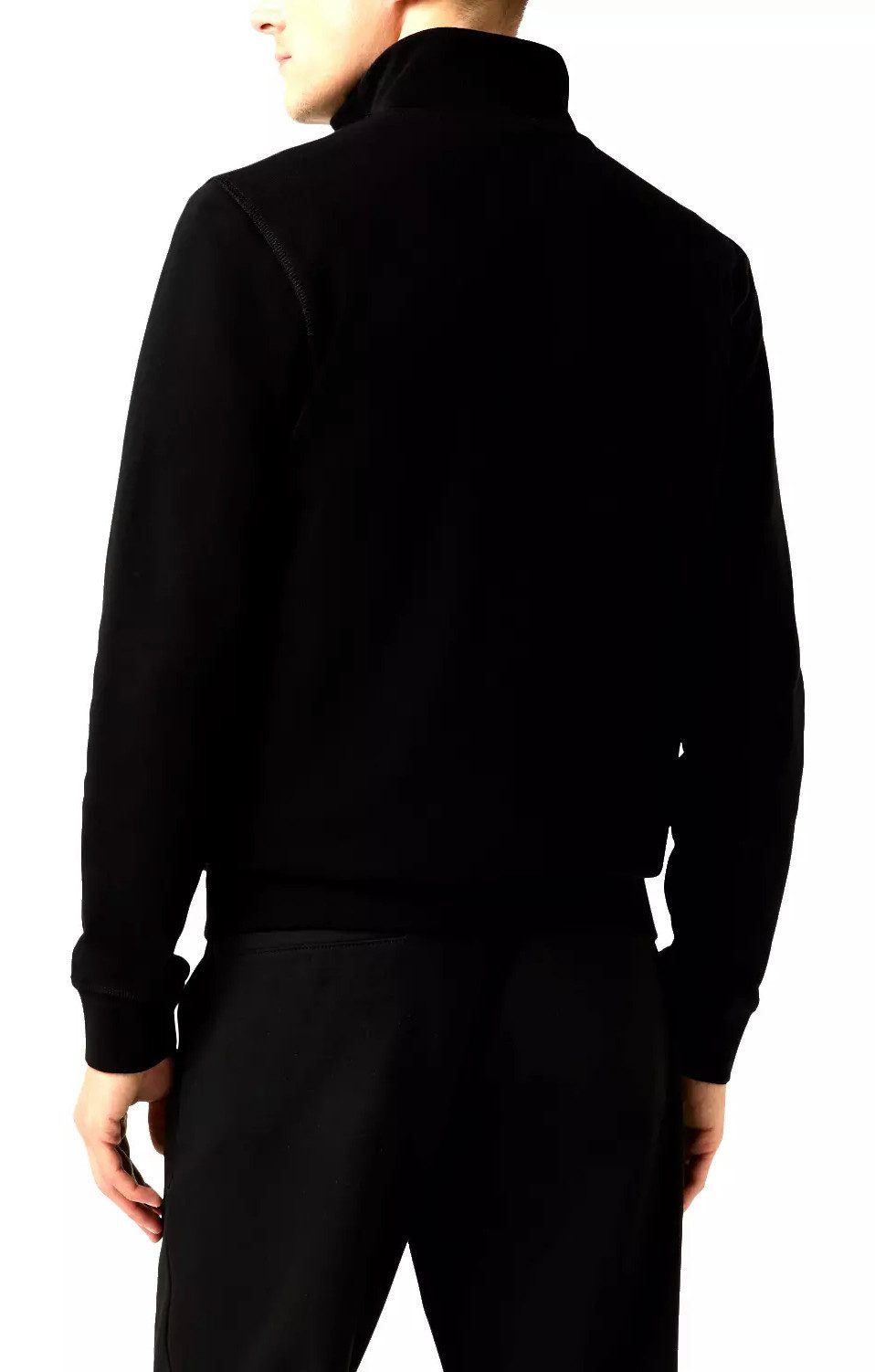 BOSS Sweatjacke Herren Zestart Zip Jacke Gerippter Stehkragen, Reißverschluss, seitliche Eingrifftaschen