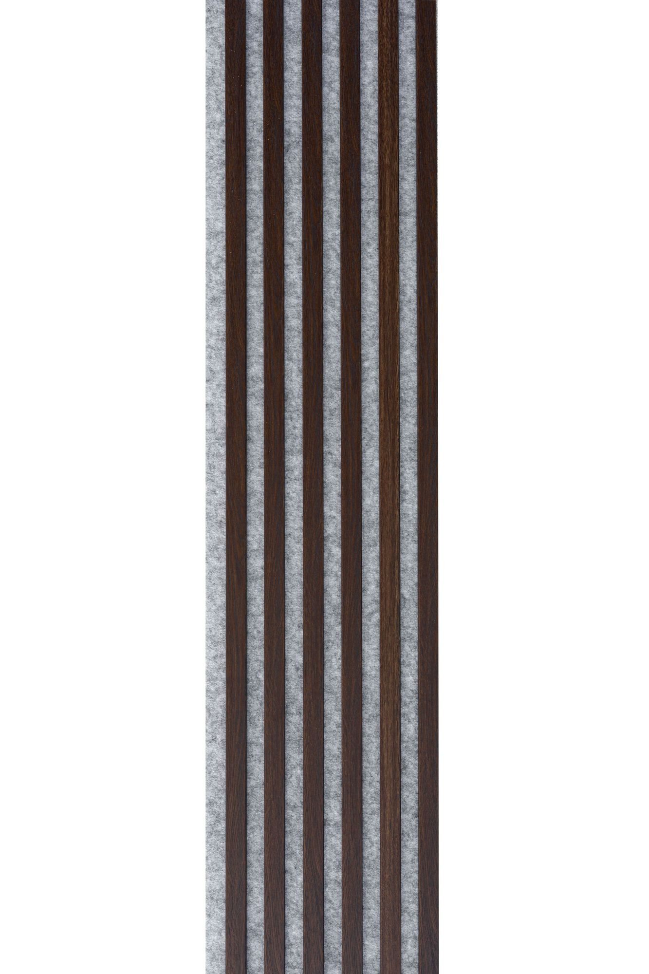 marbet design Wandpaneel, (Lamellenwand Woodline 270x30cm Akustikpaneele Holz, Holzpaneele Wand Schalldämmung Akustikwand, 1 Paneel - 0.81 qm)