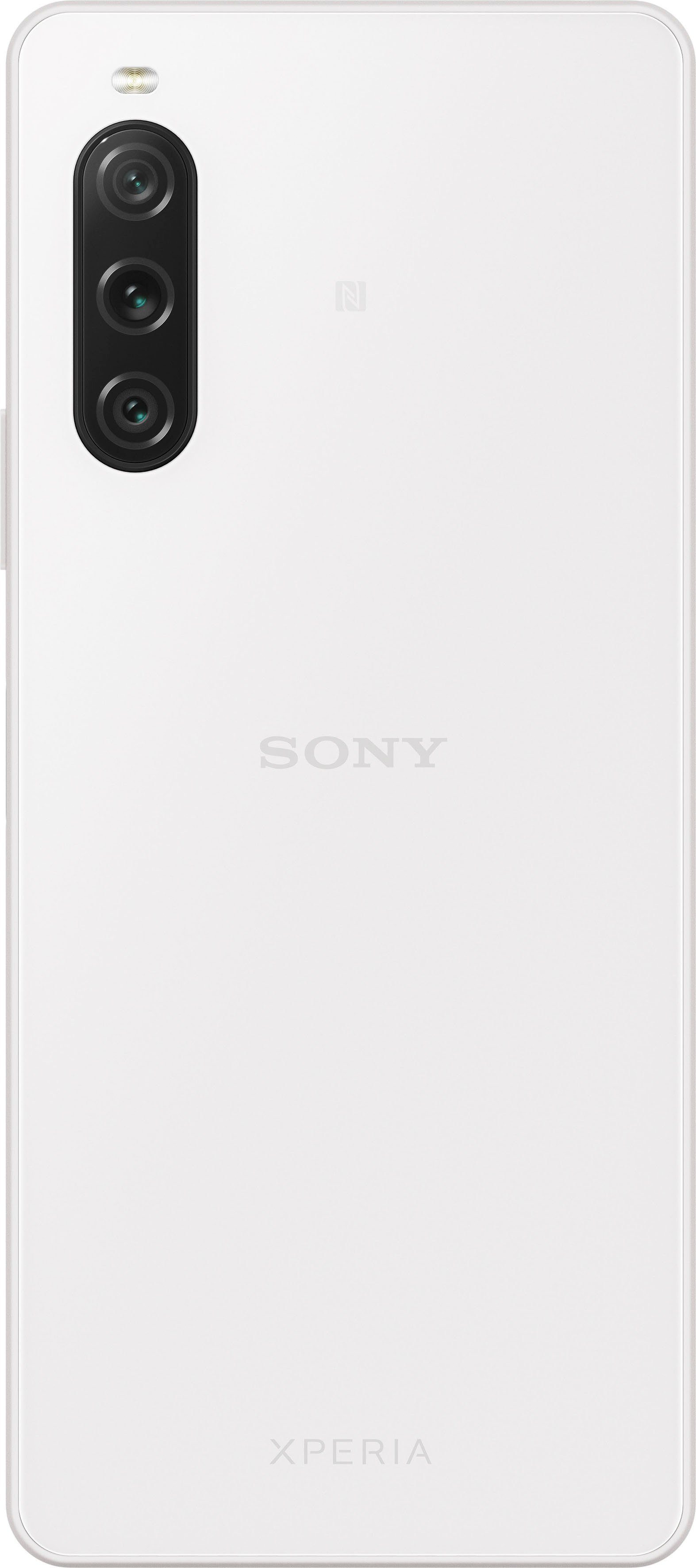 10V cm/6,1 Sony 128 Zoll, Smartphone Kamera) MP GB 48 Speicherplatz, (15,5 Holunderweiß XPERIA