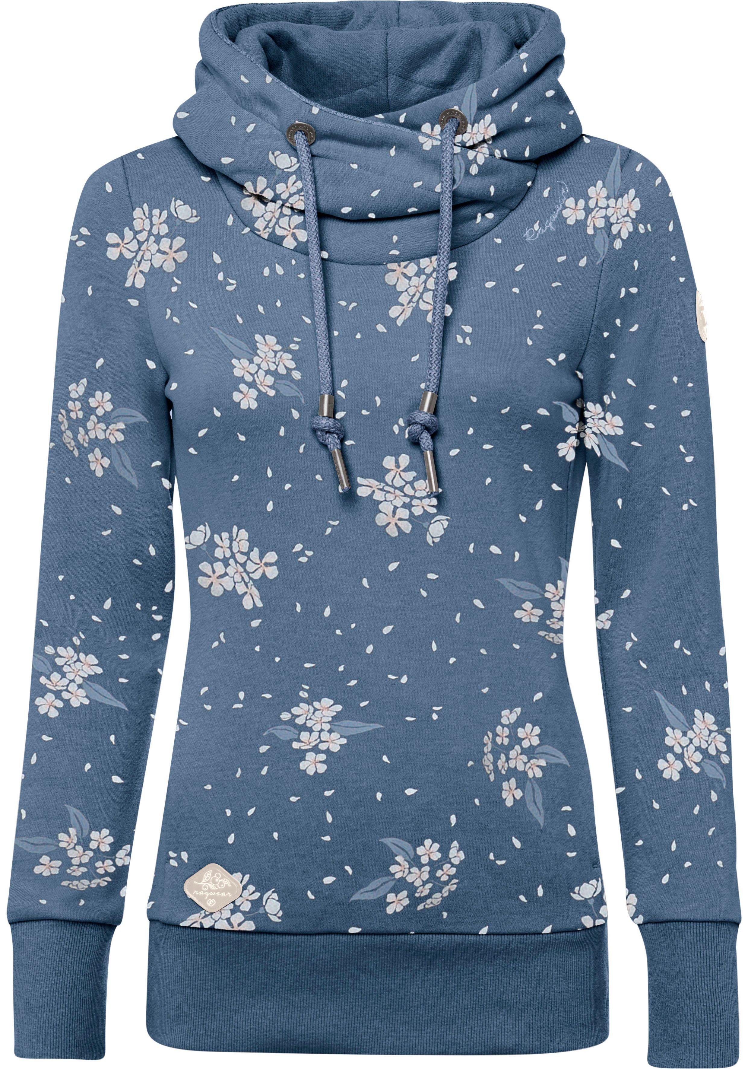 Damen Pullover Ragwear Sweater GRIPY BOLD FLOWERS mit floralem All Over-Druck