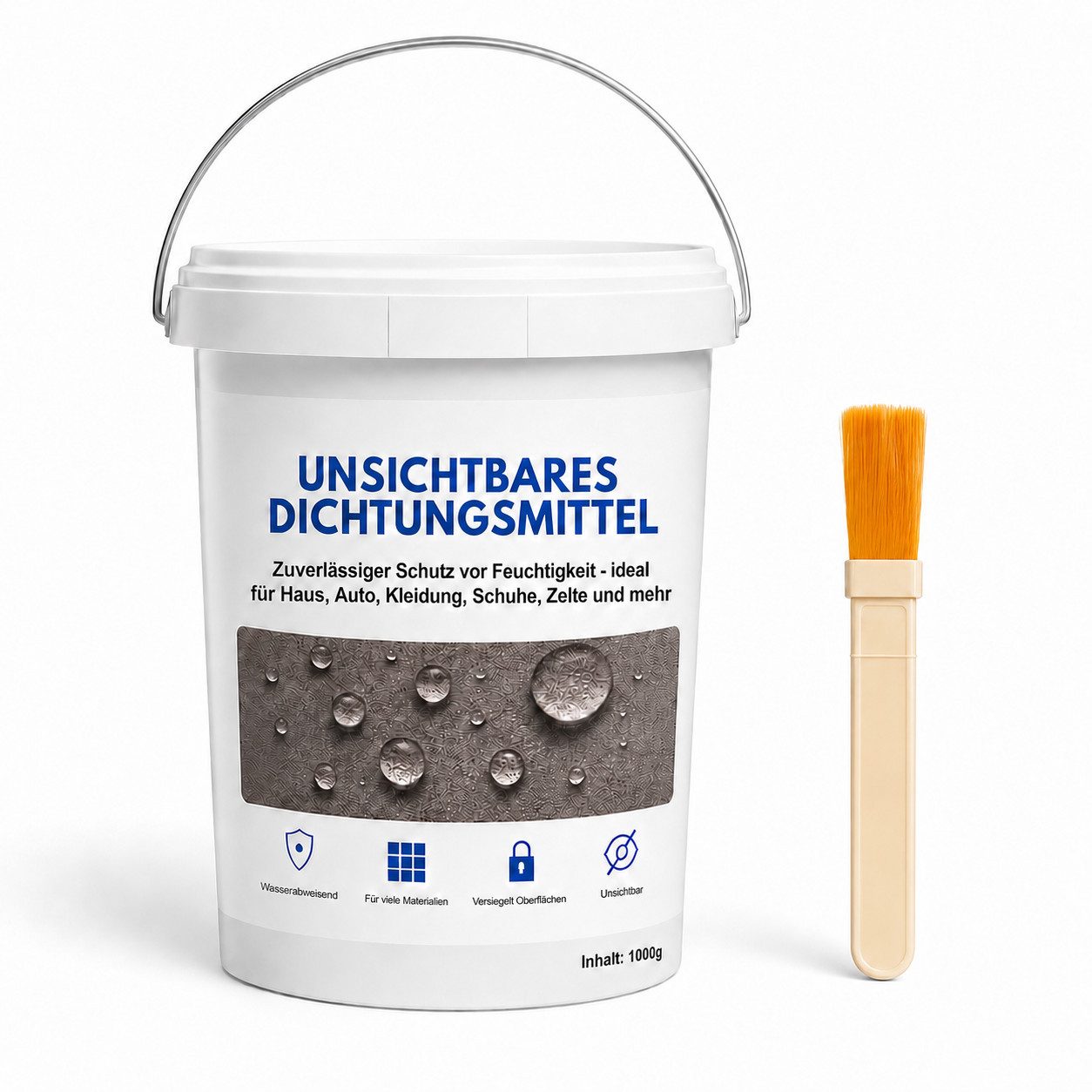 Geschenkehöhle Reparaturmasse 300g Dichtmittel Wasserfest - Unsichtbare Abdichtung Schnelltrocknend, Flüssigspachtel / Dichtmittelpaste, Unbenutzt, Original-verpackt, Neu, (1-tlg), für alle Oberflächen geeignet - Ideal für Bad, Küche, Garten & Outdoor