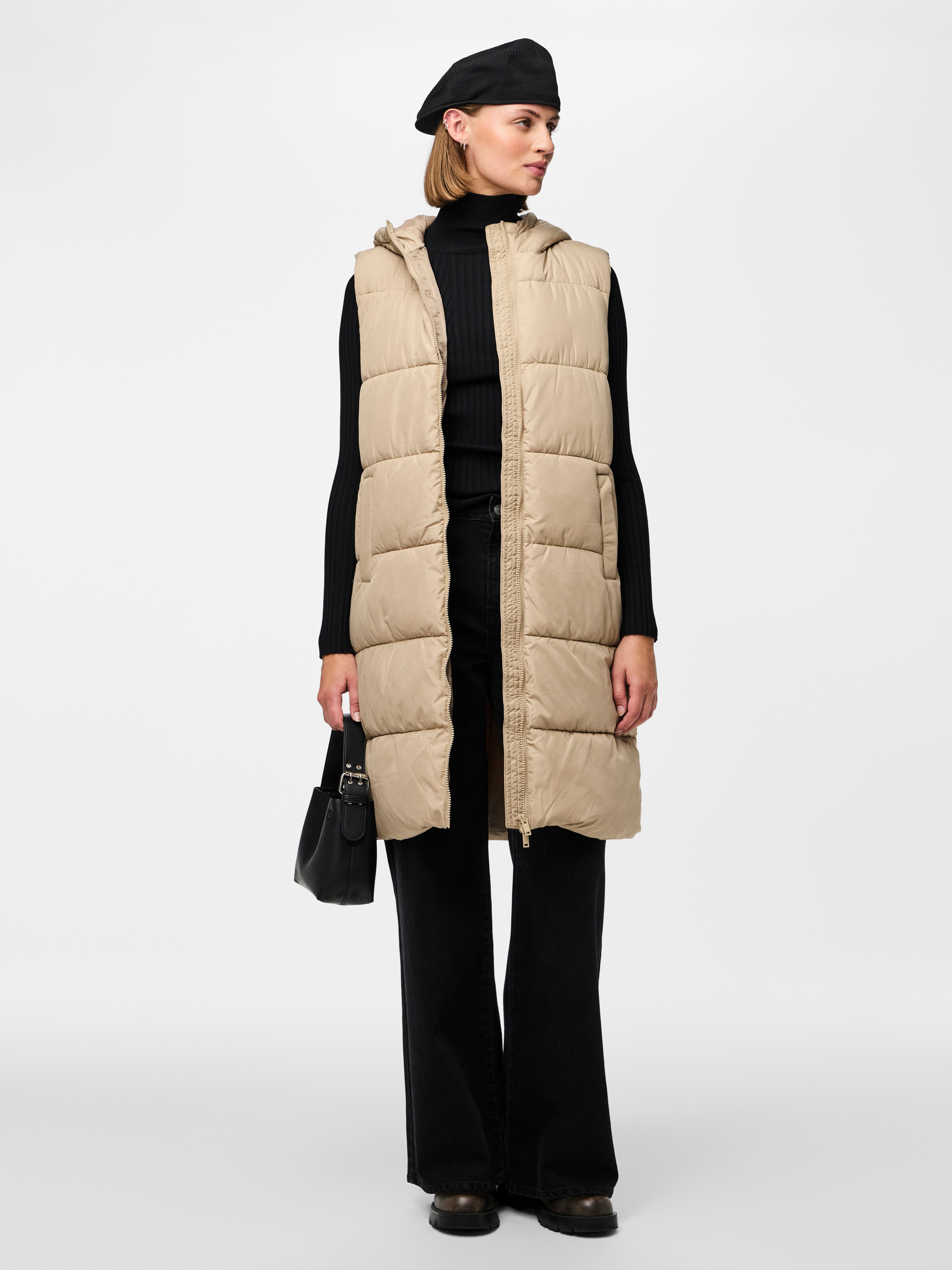 pieces Steppweste PCBEE NEW LONG PUFFER VEST NOOS BC