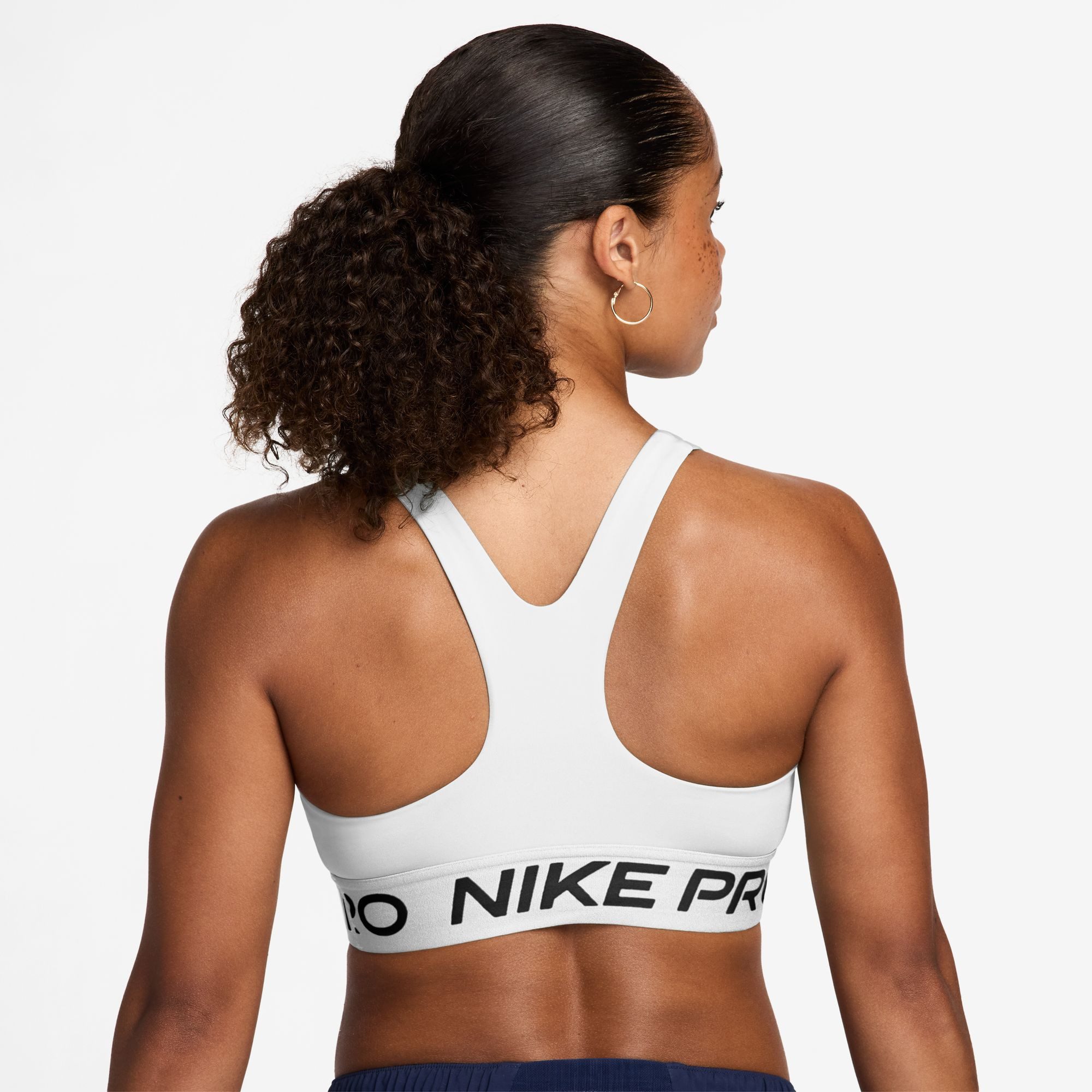 Nike Sport-BH W NP DF 365 LS BRA für sportliche Aktivitäten, glattes und elastisches Material