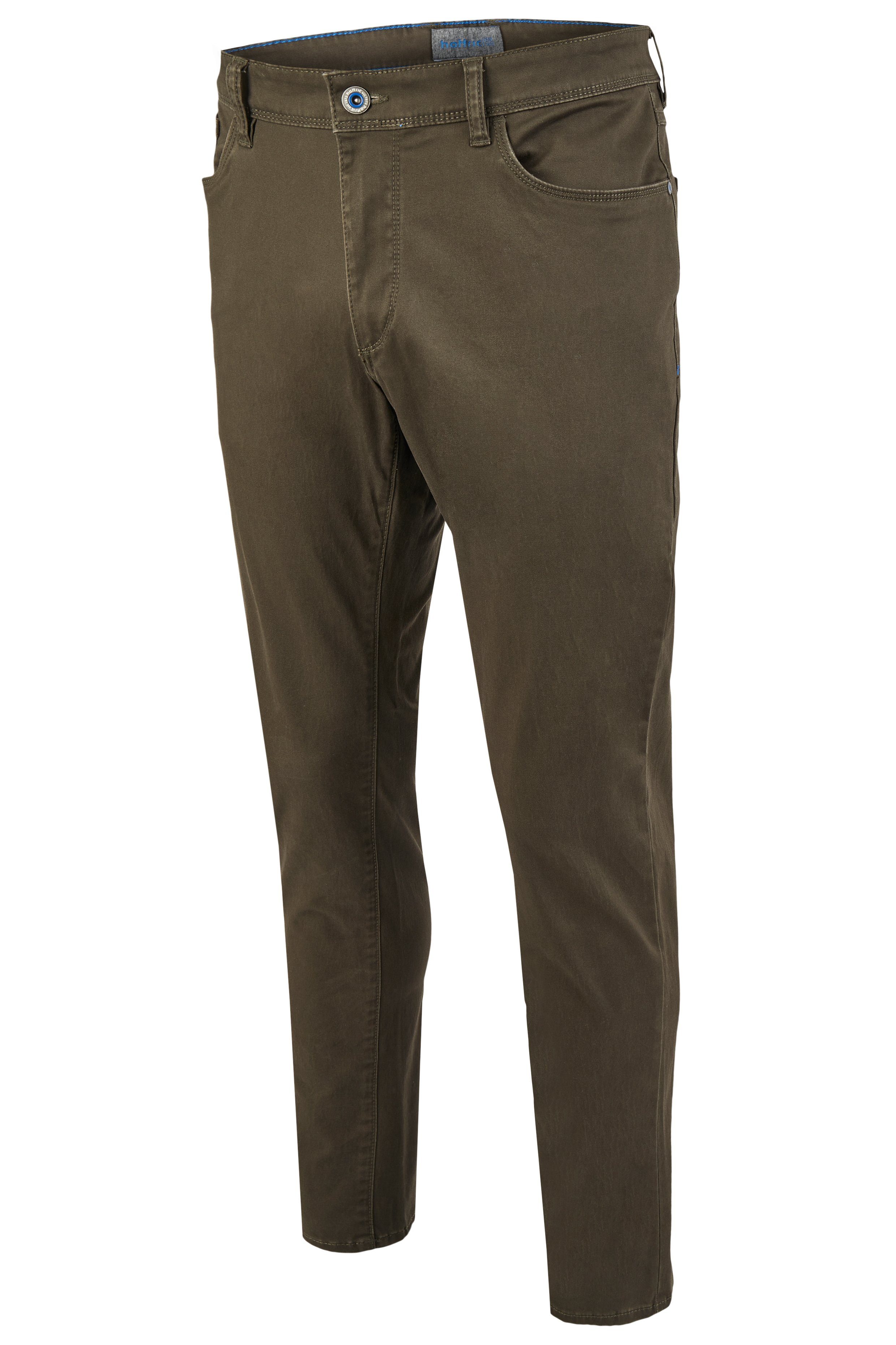 Hattric 5-Pocket-Jeans HATTRIC HUNTER green uni günstig online kaufen