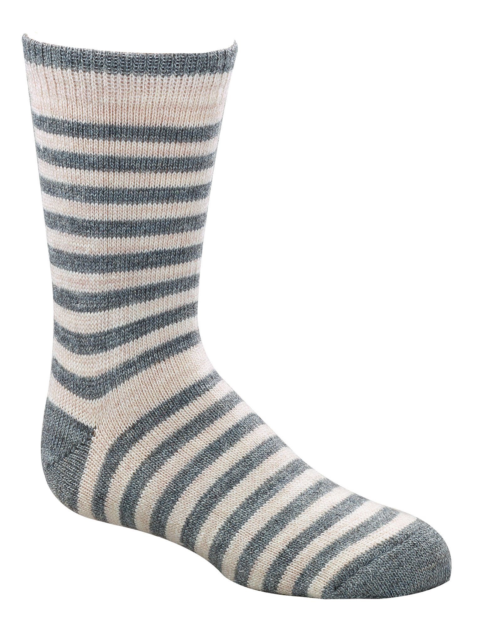 Wowerat Socken 2 Paar Kinder Alpaka-Söckchen, superweich, schöne Ringelfarben