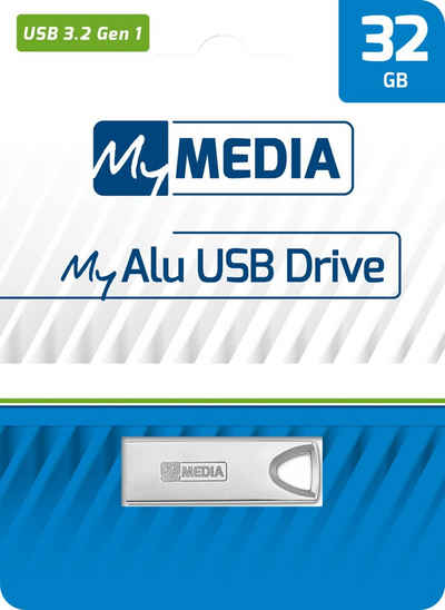 MyMedia »MyMedia USB Stick 32GB Speicherstick My Alu USB 3.2 Gen 1 USB-A silber« USB-Stick