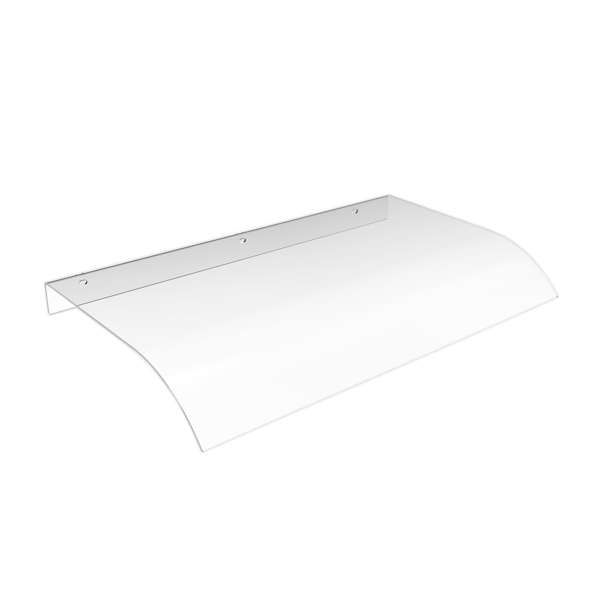 FIVMEN Vordach Überdachung Pultvordach Polycarbonat Haustürvordach Transparentes, Überdachung Pultbogenvordach Türdach UV-Schutz Regenschutz