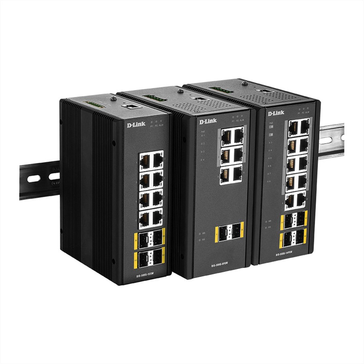 Layer2 Switch Industrial Managed PoE Netzwerk-Switch Gigabit 14-Port DIS-300G-14PSW D-Link