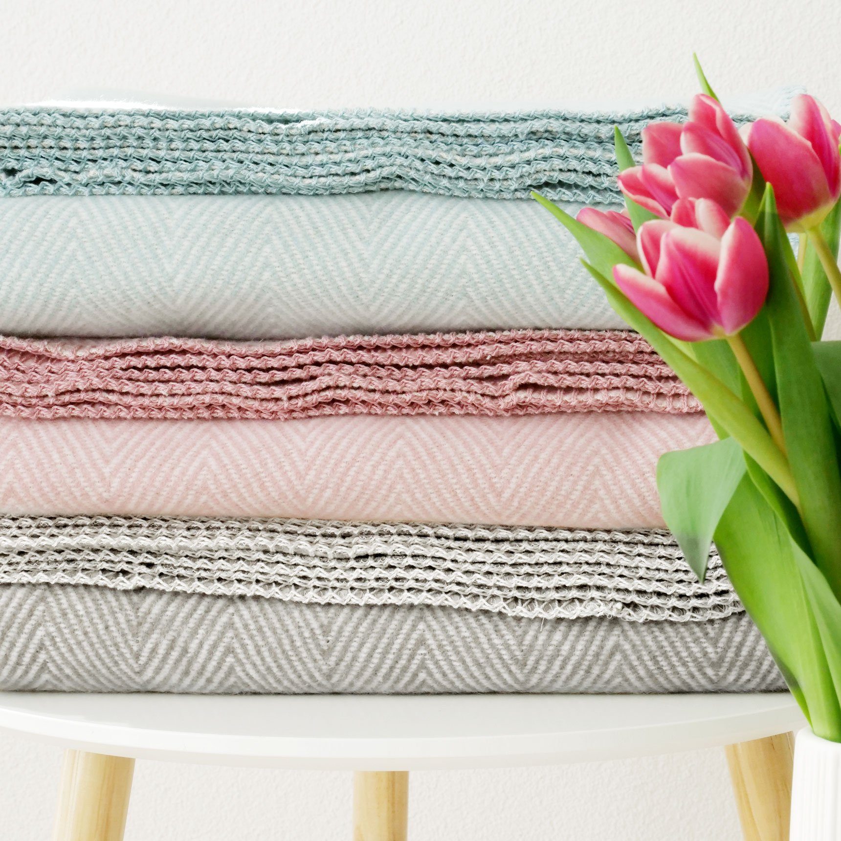 Wolldecke leichte Decke FINN Made in Germany - Kuscheldecken fürs Sofa, RIE günstig online kaufen