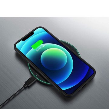 CoolGadget Handyhülle Black Series Handy Hülle für Apple iPhone 13 Mini 5,4 Zoll, Edle Silikon Schlicht Robust Schutzhülle für iPhone 13 Mini Hülle