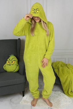 Sarcia.eu Schlafanzug Grinch-Fleece-Schlafanzug, einteilig, Damen-Onesie