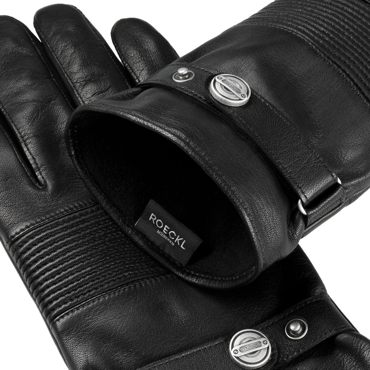 Roeckl Lederhandschuhe (1-St) Nappalederhandschuhe mit Futter
