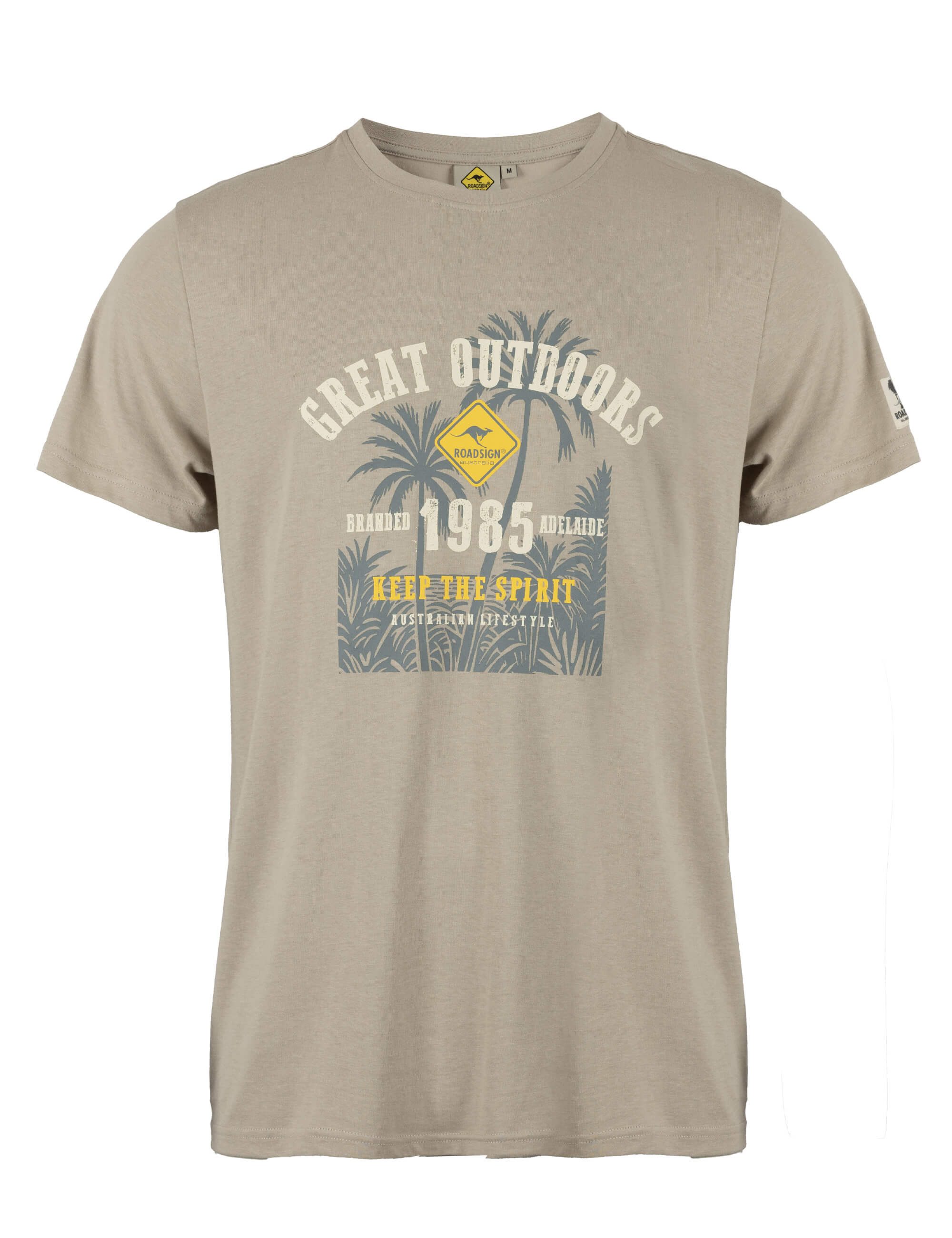 ROADSIGN australia T-Shirt Outdoor Stamp (1, 1-tlg., 1) mit Rundhalsausschnitt, aus weicher Baumwolle, für aktive Tag