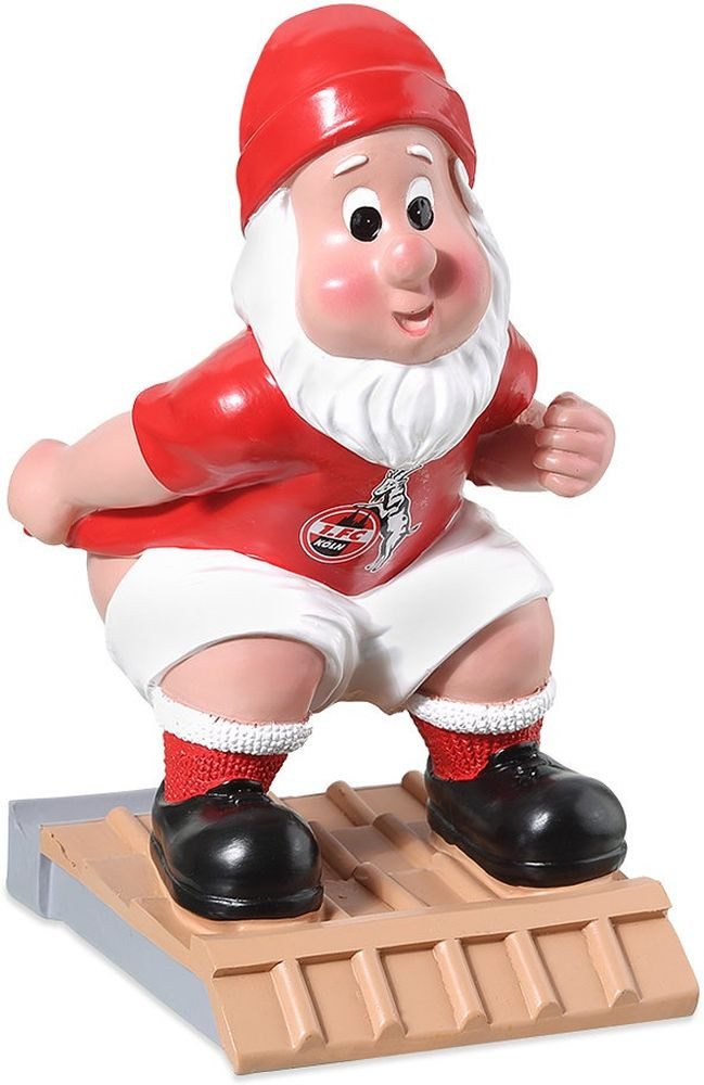 1. FC Köln Dekoobjekt Gartenzwerg Kallendresser