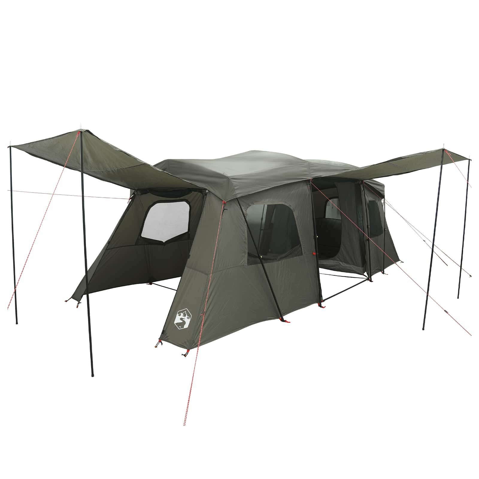 vidaXL Kuppelzelt 3 Personen 3-Personen Olivegrün, (1 tlg)