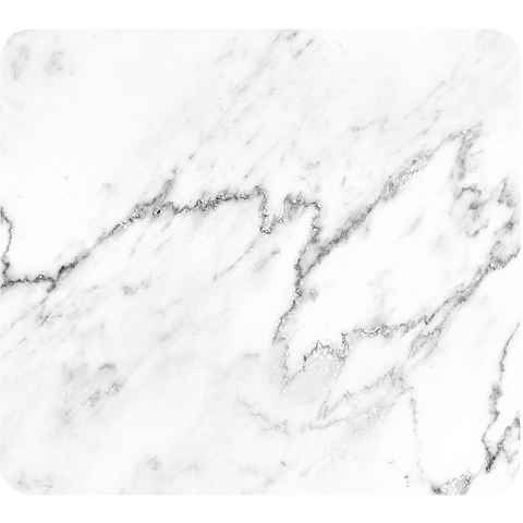 WENKO Herd-Abdeckplatte Marmor, Glas, Kunststoff, für Glaskeramik Kochfelder, 50 x 56 cm