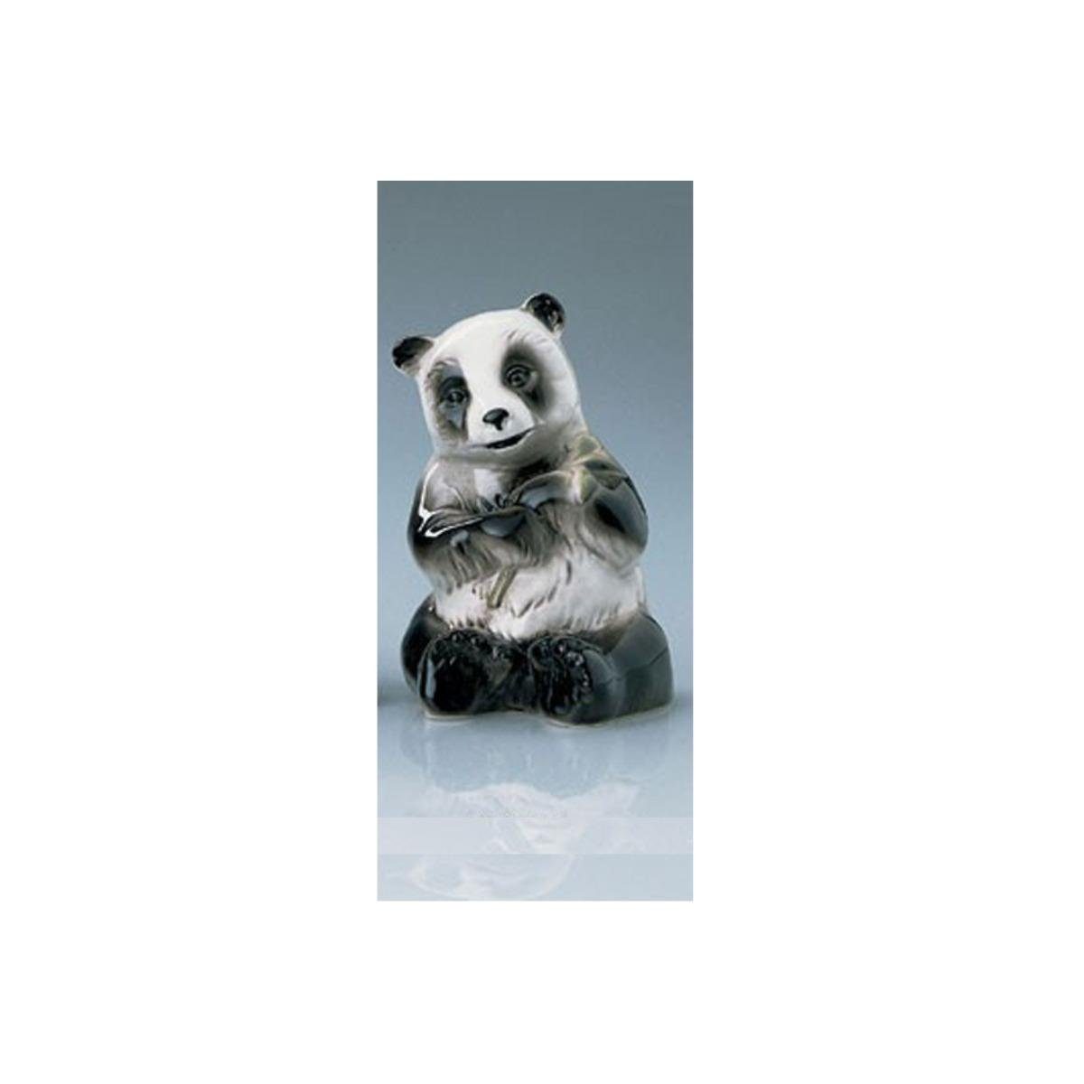 Wagner & Apel Porzellan Dekofigur 02599/40 sitzend aufrecht Pandabär, 