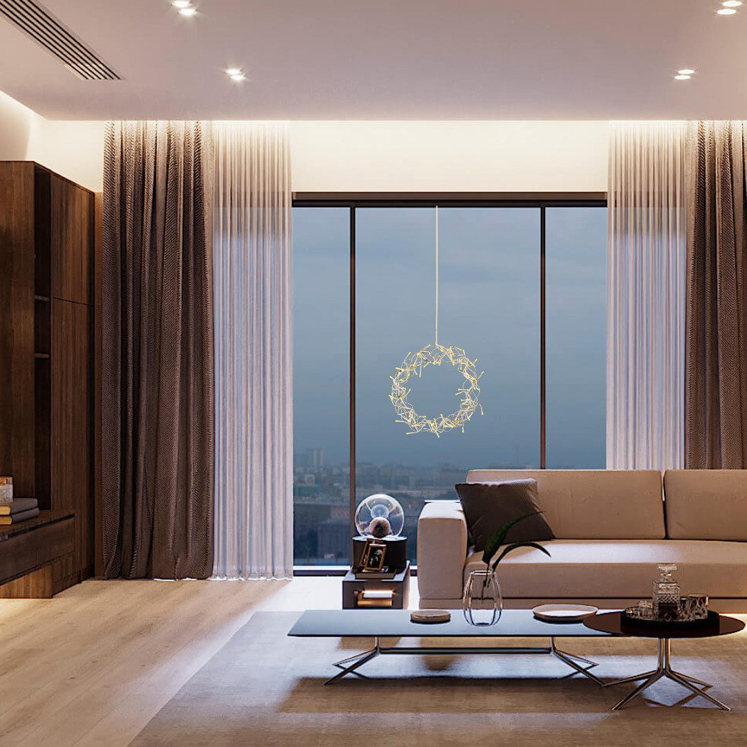 technik@all Dekokranz LED Lichtkranz 30cm 80 warmweiße LEDs, Draht Silber, günstig online kaufen