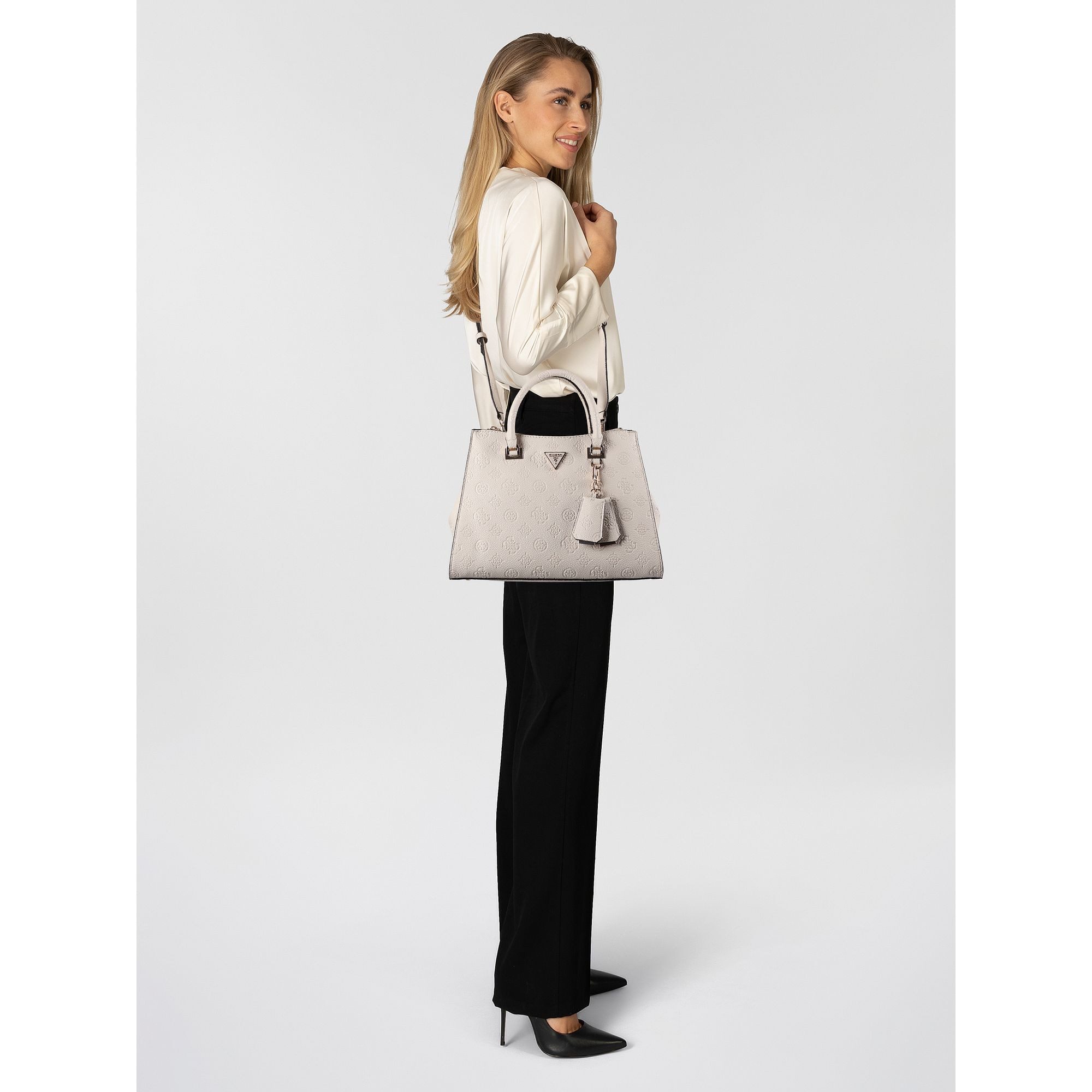 Guess Henkeltasche Cresidia, Polyurethan günstig online kaufen