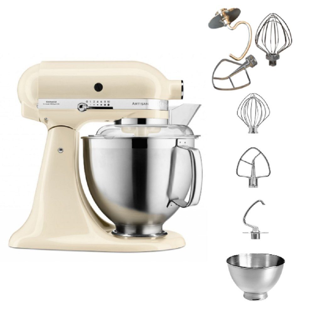 Artisan 5KSM185 Küchenmaschine KitchenAid 4,8 KitchenAid Tschimmlover L Onyx Küchenmaschine Schwarz