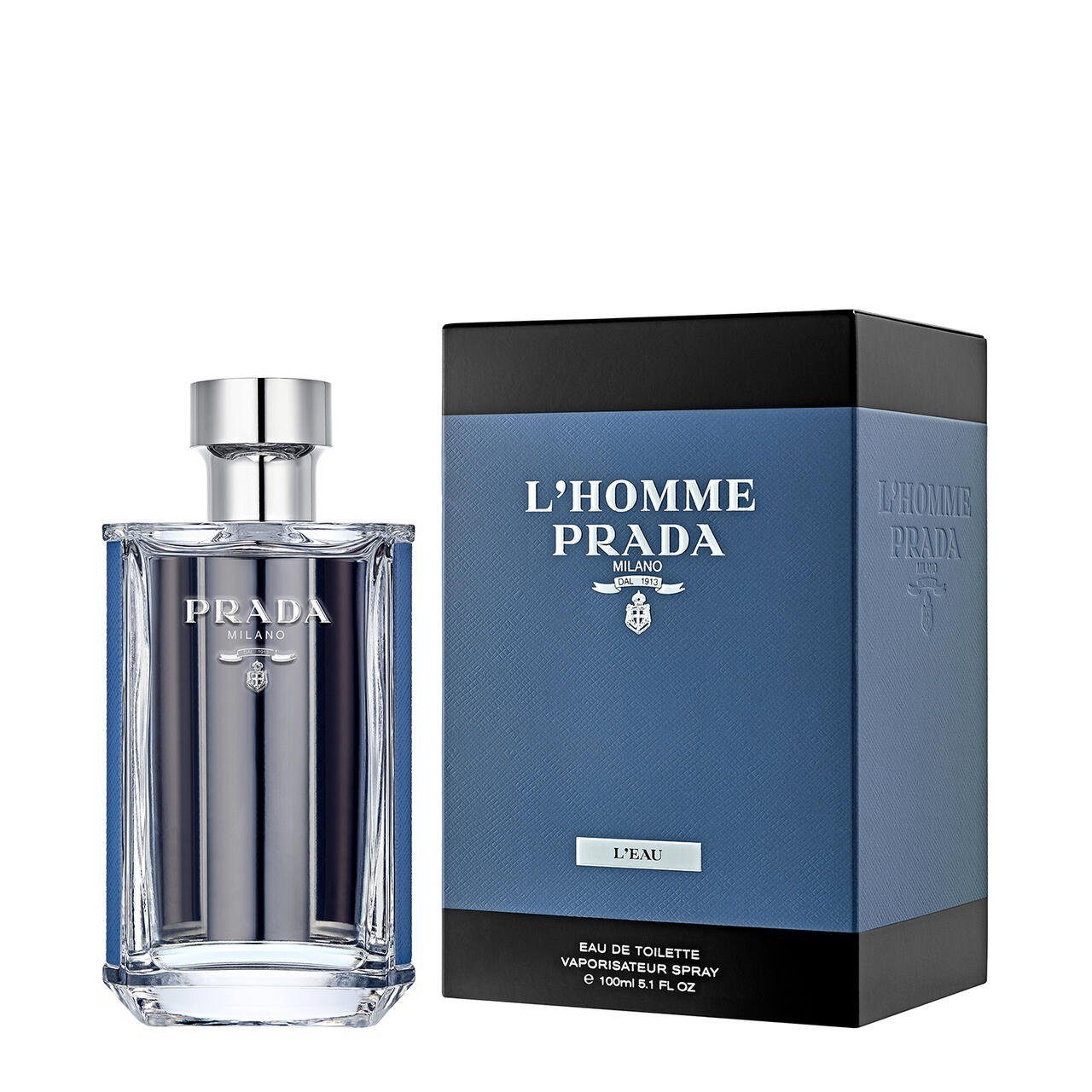 PRADA Eau de Toilette LHomme, Glasflakon, Parfüm EDT, Herrenduft